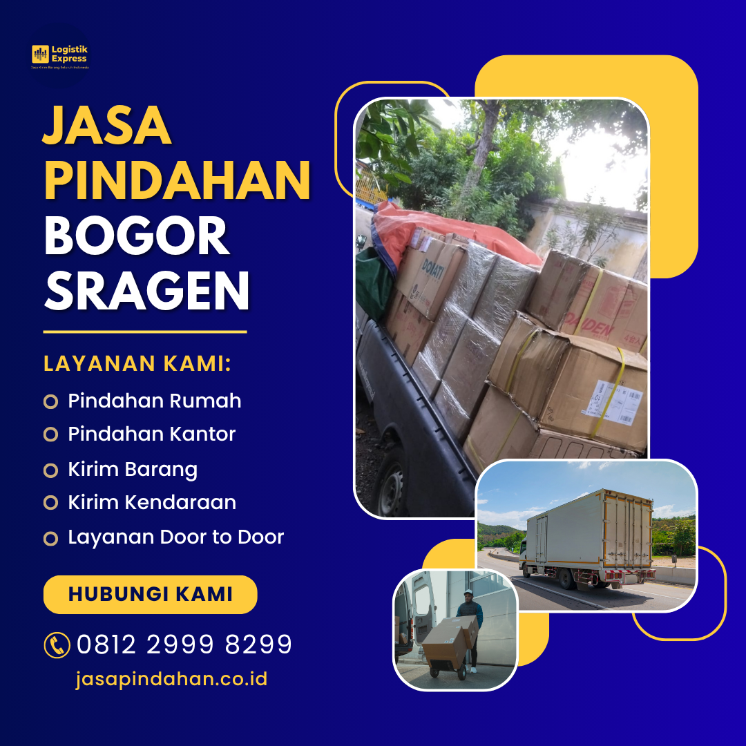 Jasa Pindahan Bogor Sragen