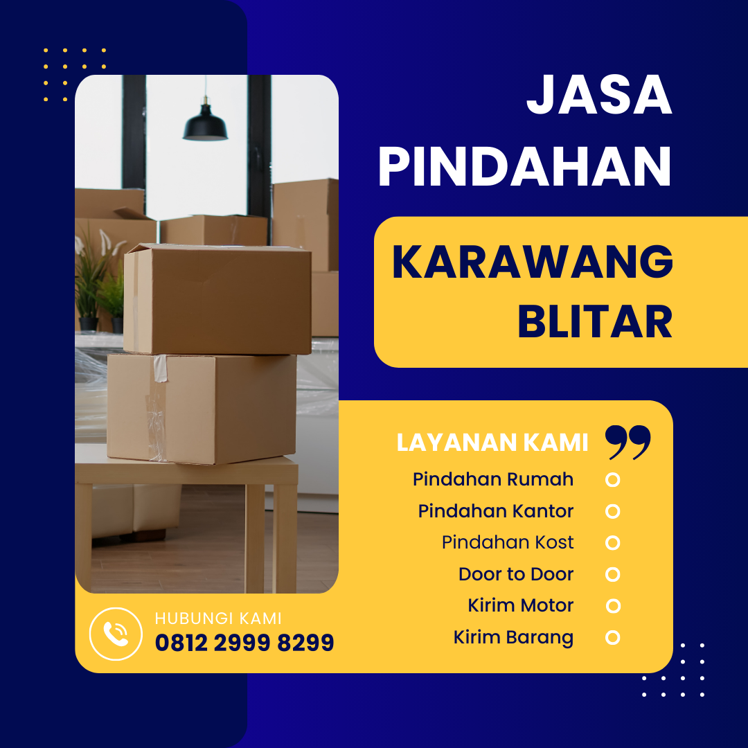 Jasa Pindahan Karawang Blitar