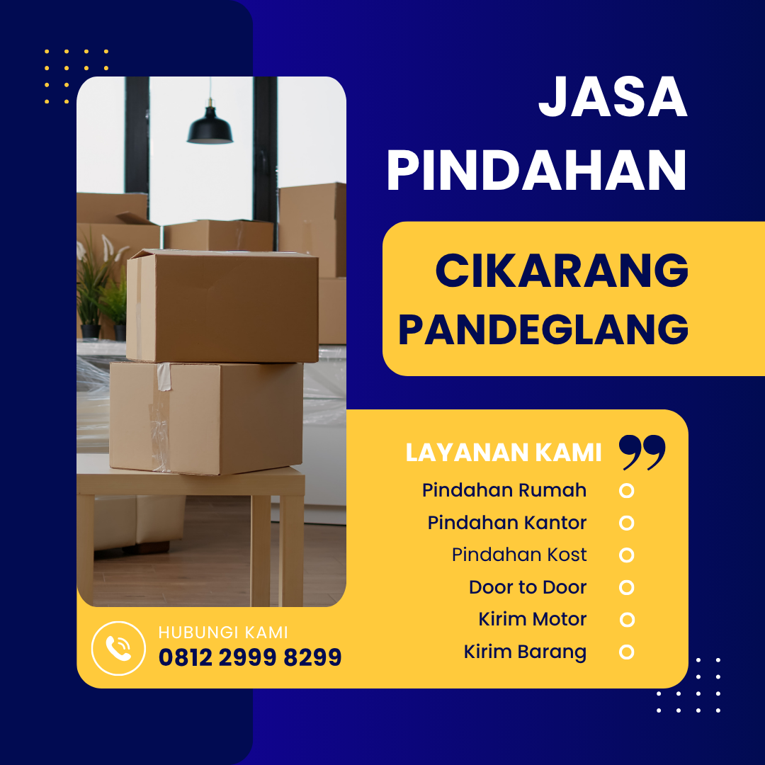 Jasa Pindahan Cikarang Pandeglang