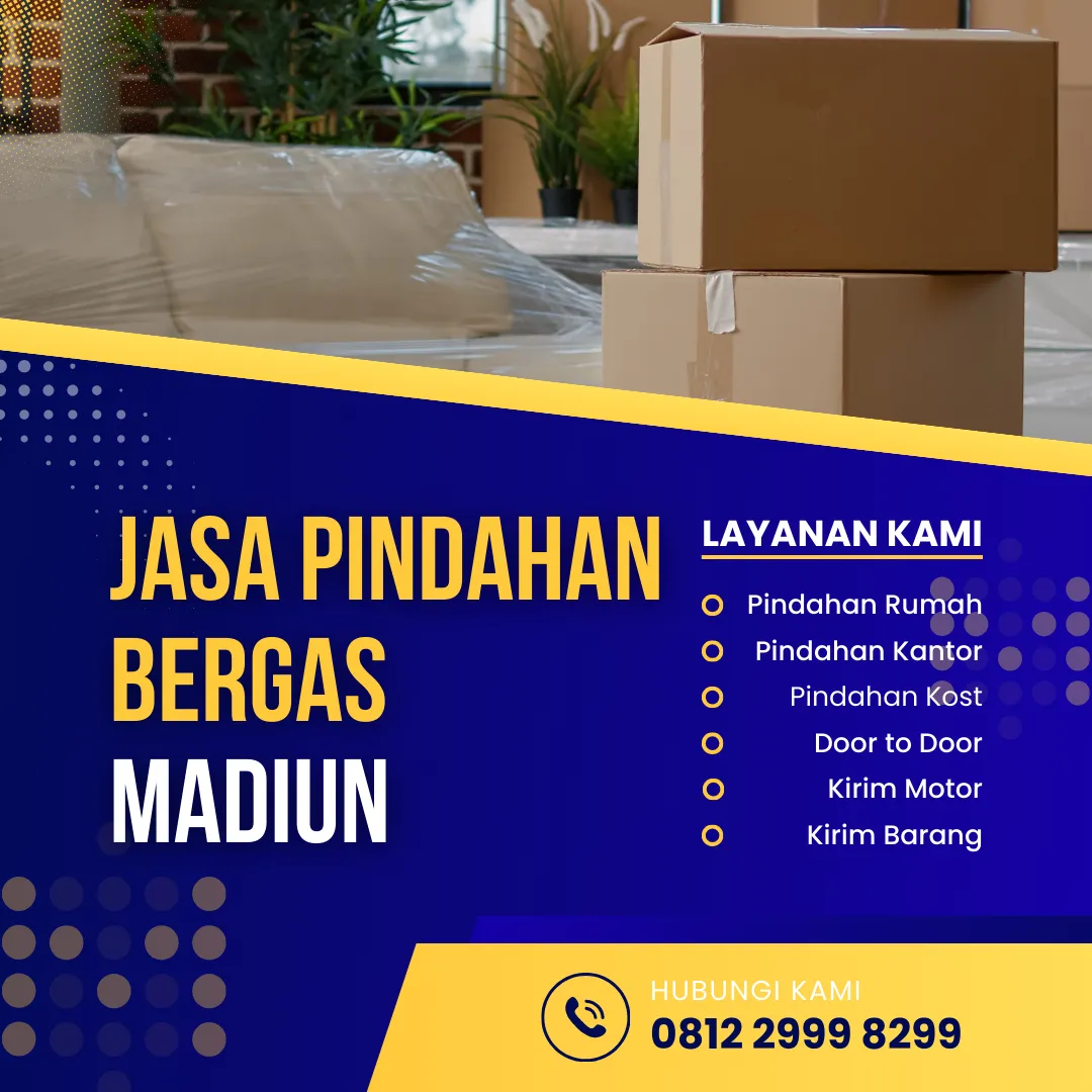 Jasa Pindahan Bergas Madiun