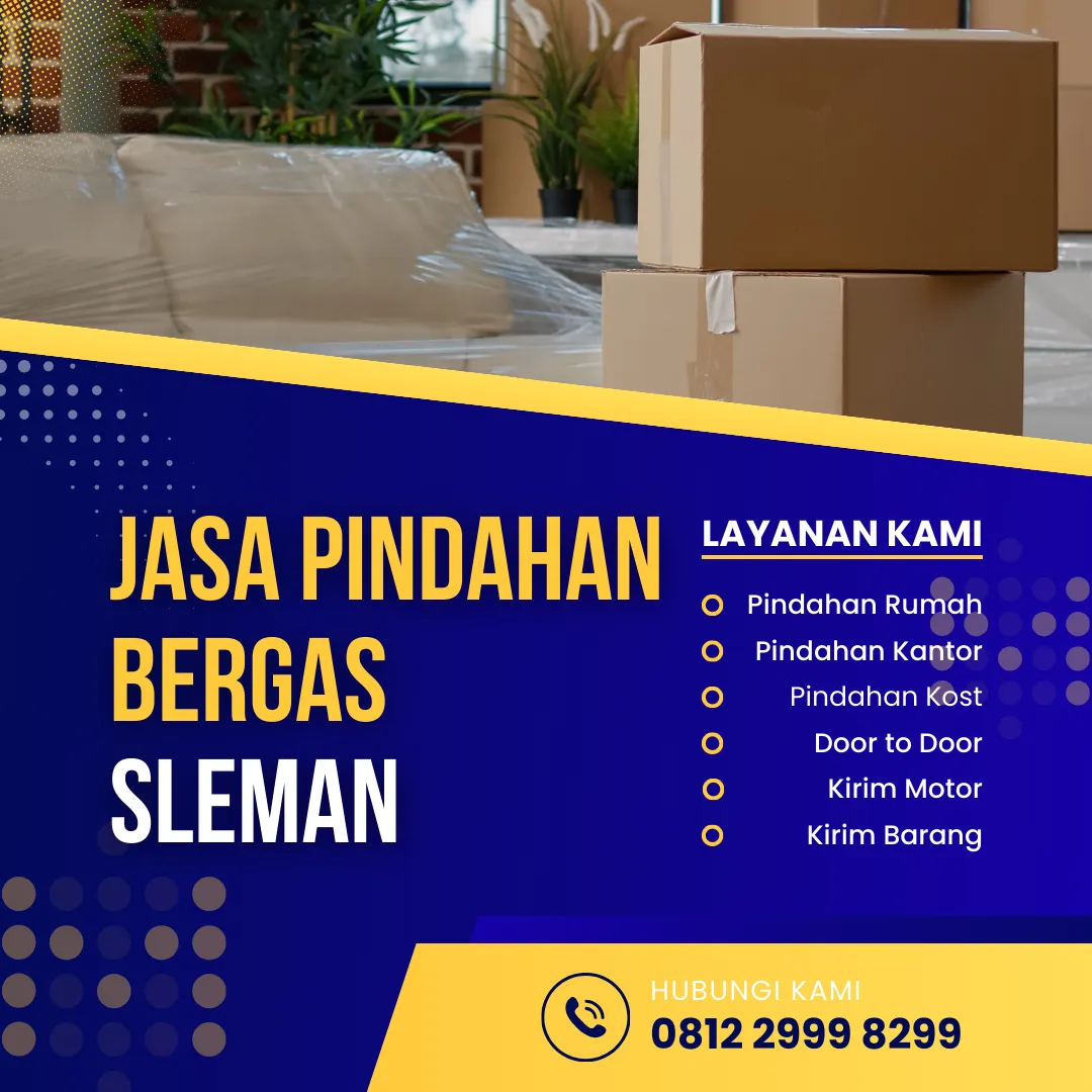Jasa Pindahan Bergas Sleman