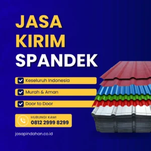 Jasa Kirim Spandek antar kota aman dan rapi