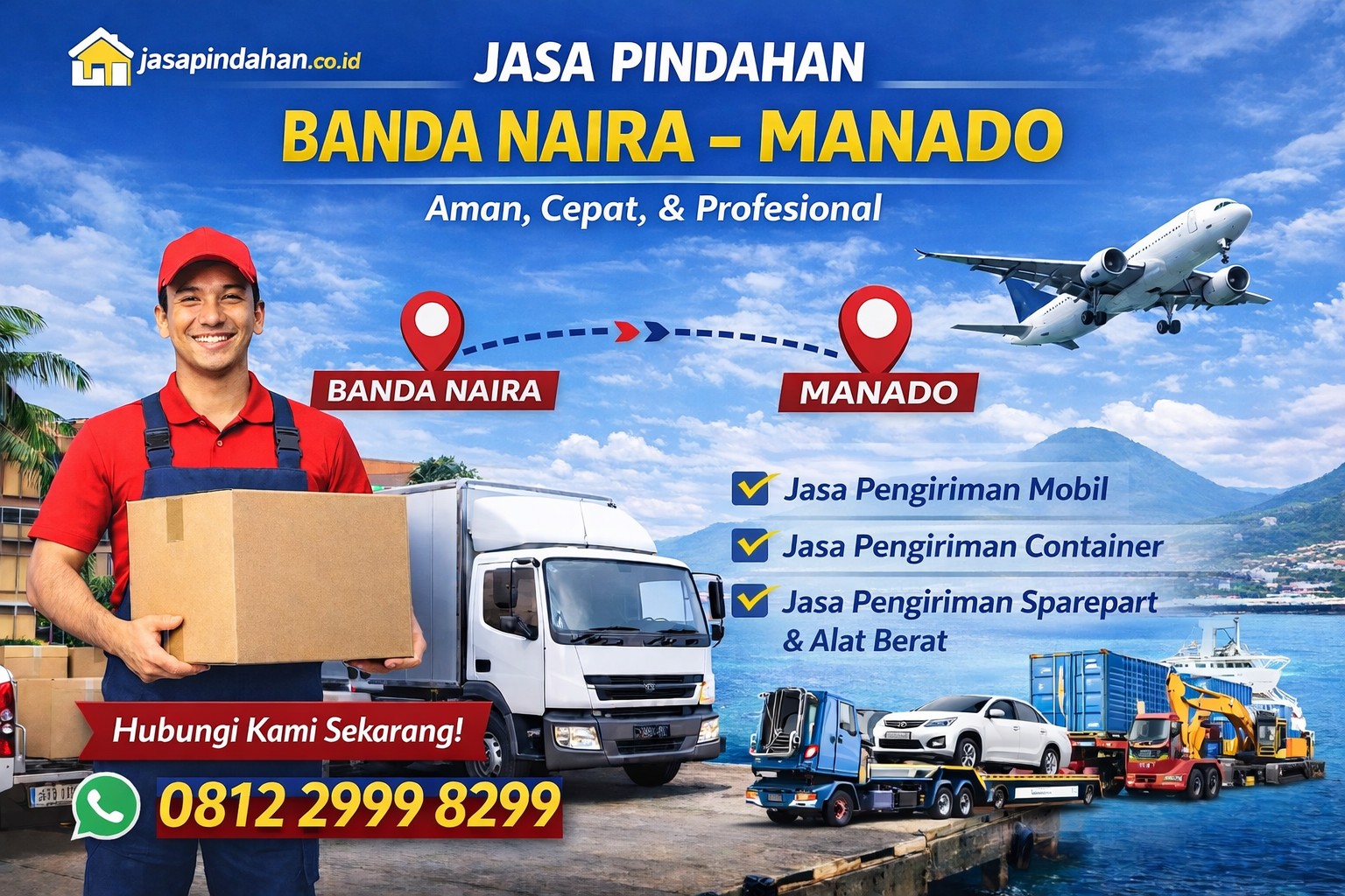 Jasa pindahan Banda Naira Manado