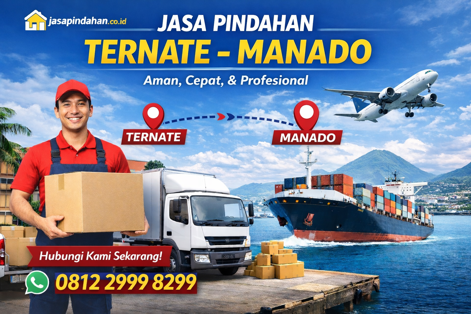 Jasa pindahan Ternate Manado