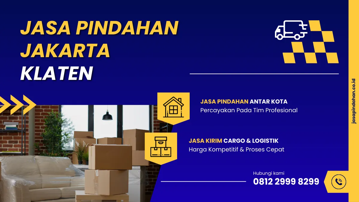 Jasa Pindahan Jakarta Klaten