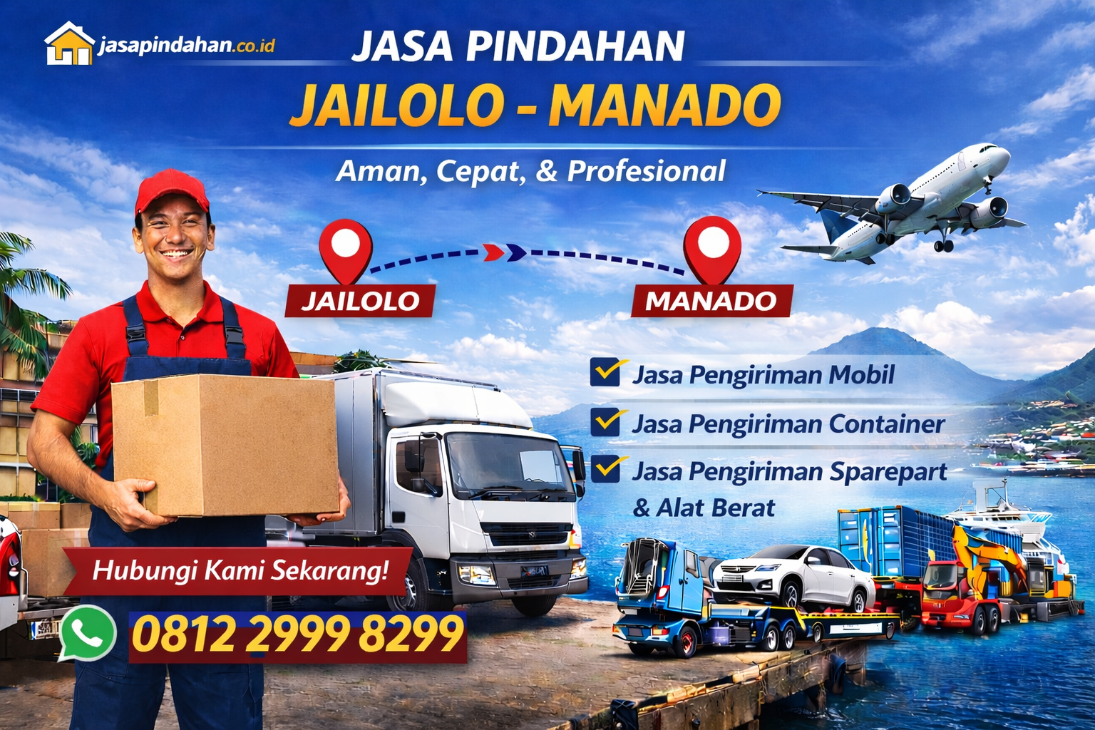 Jasa pindahan jailolo Manado